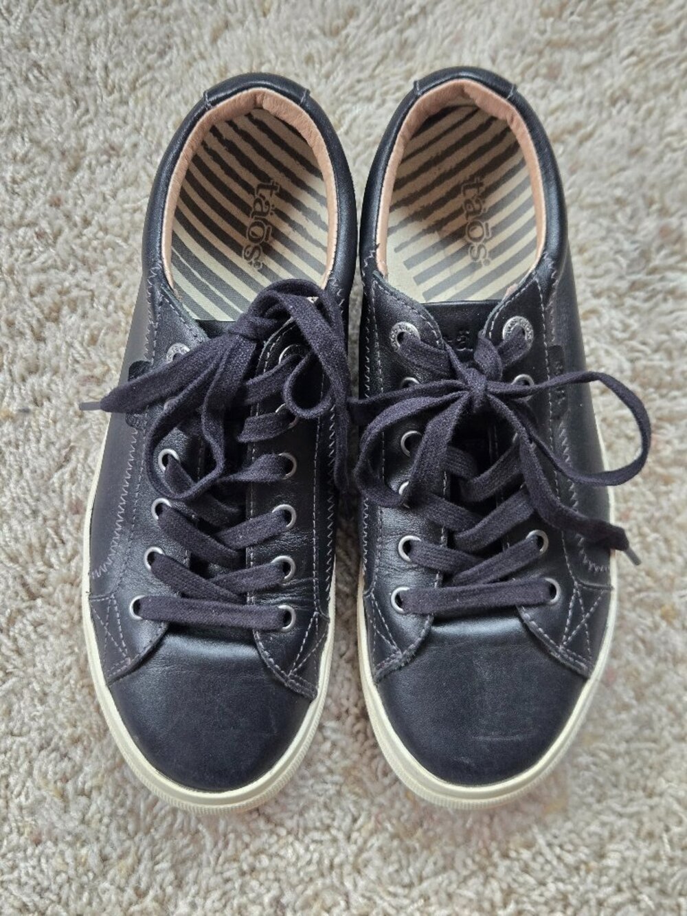Taos Plim Soul Lux Leather Sneakers - Women's US Size 8 M